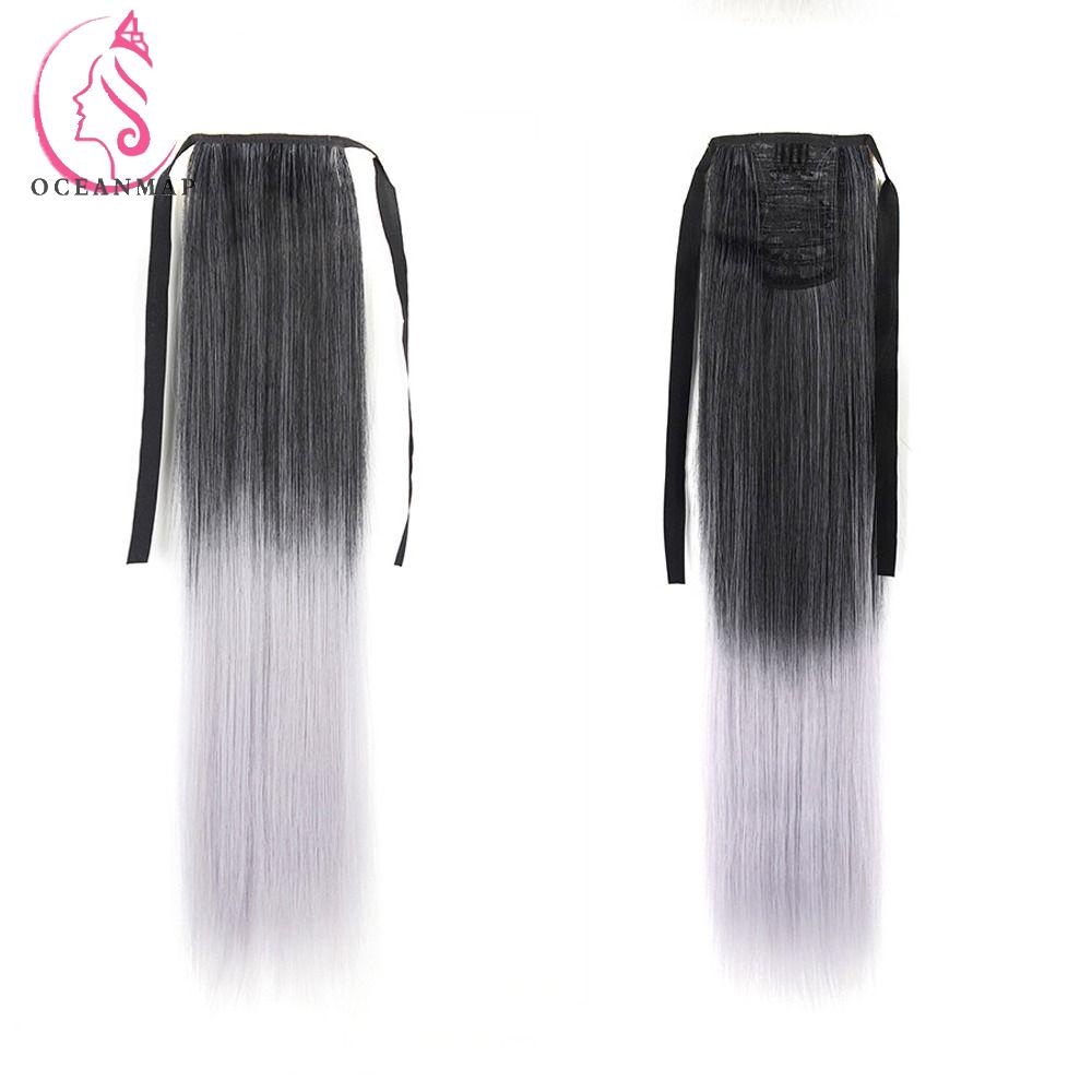 Tóc Giả Xoăn Đuôi Ngựa Bằng Sợi Tổng Hợp Tự Nhiên Cho Nữ