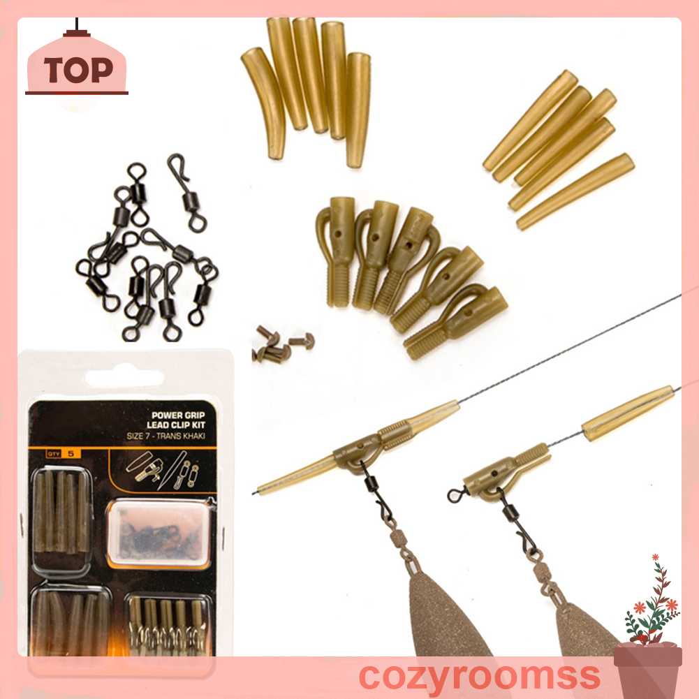 Set 30 Ống Cao Su Mềm Có Khớp Khuyên Cho Câu Cá