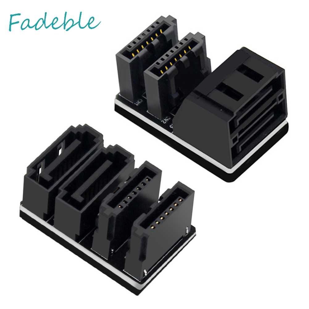 Bộ Chuyển Đổi 2 SATA 7Pin Male Sang Female Cho Bo Mạch Chủ