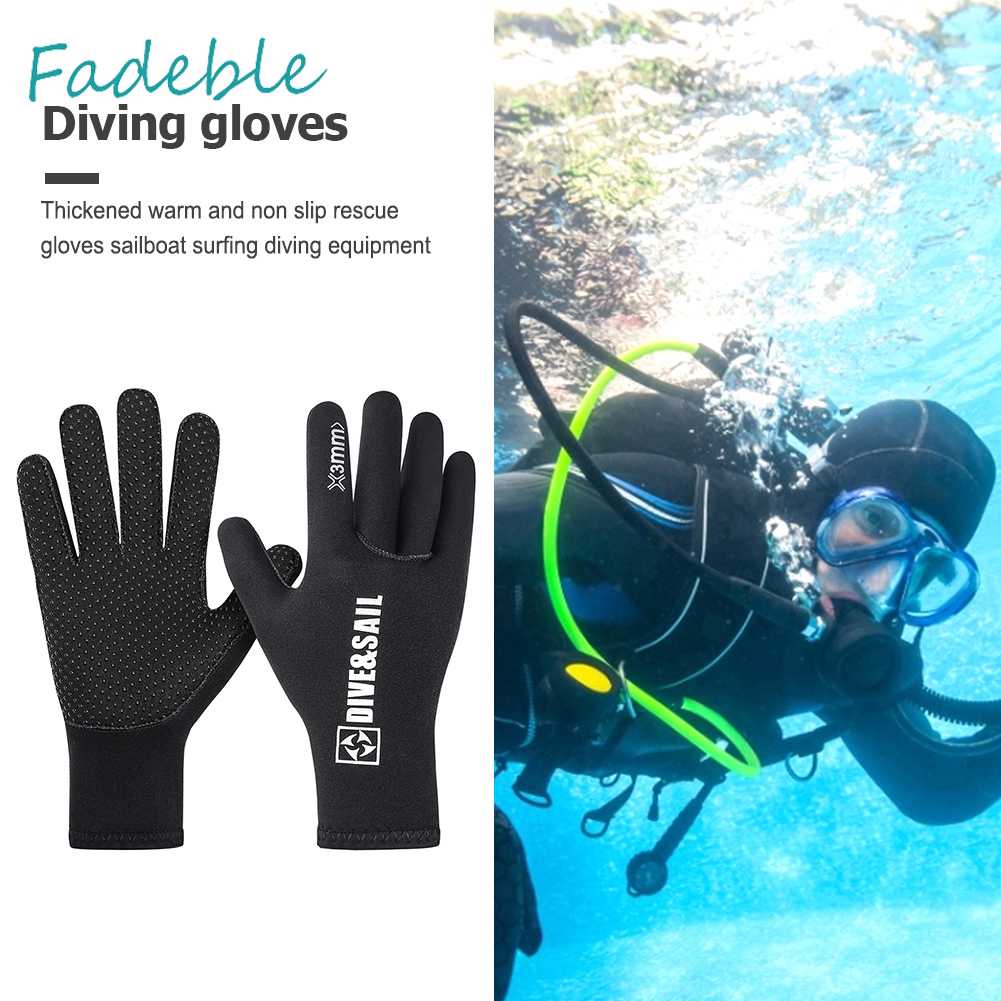 Găng Tay Thể Thao Neoprene Giữ Ấm Khi Lặn &amp; Lướt Sóng