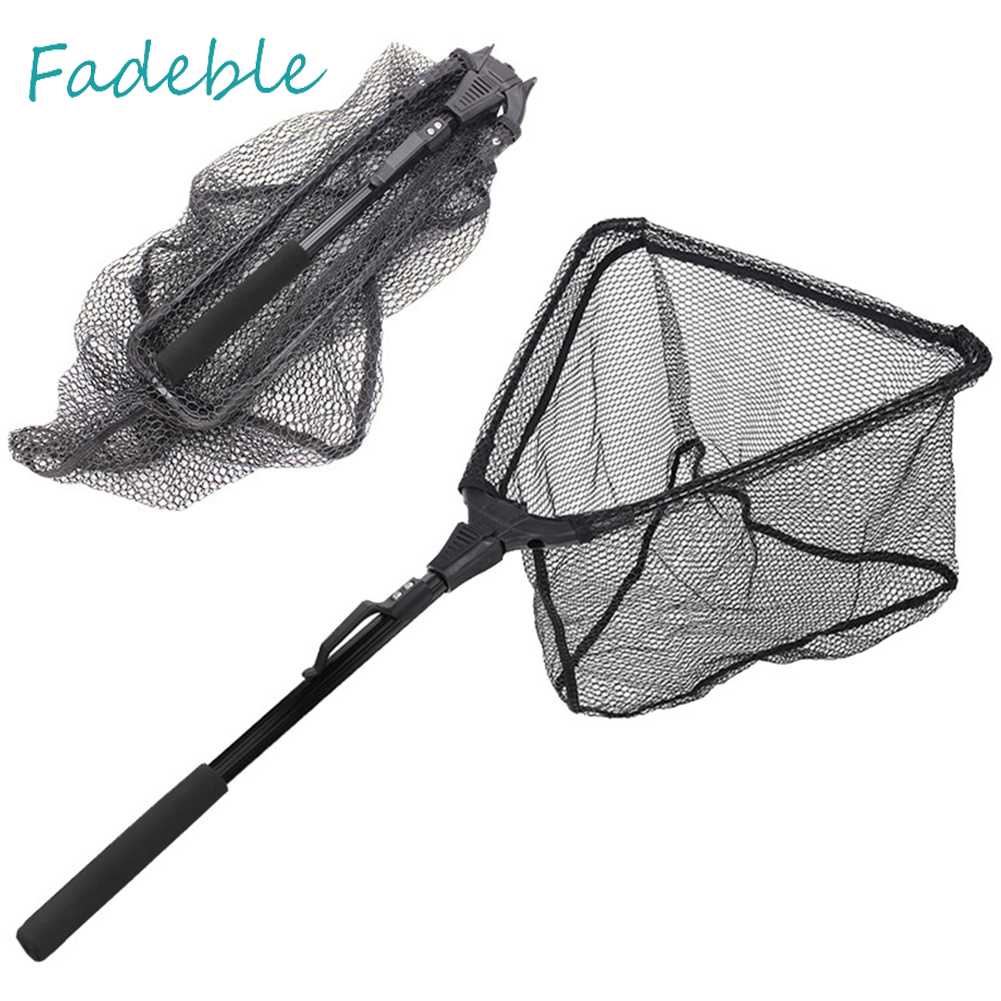 Lưới Đánh Bắt Cá Bằng Hợp Kim Nhôm Có Thể Gấp Gọn Tiện Dụng
