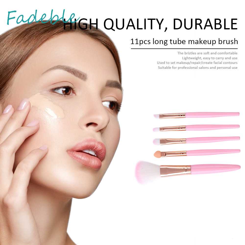 Set 5 Cọ Trang Điểm Sợi Nylon Mềm Mại Tiện Dụng