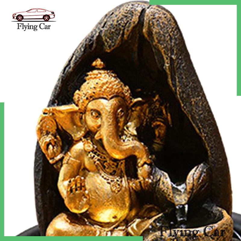 [Lzdjfmy2] Bức Tượng Thác Nước Để Bàn Trang Trí Phong Cảnh Đá Thác Nước