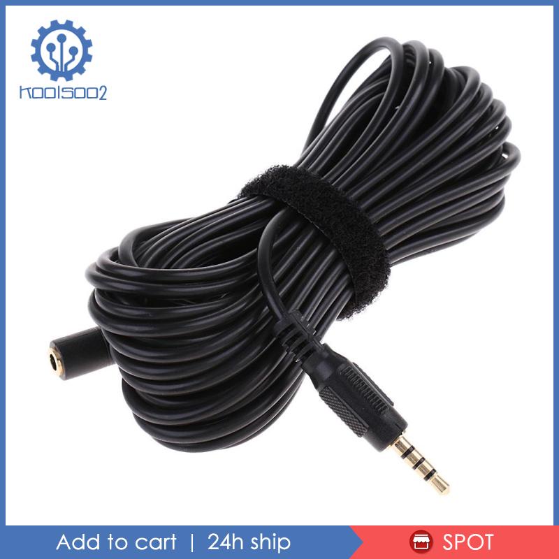 Dây Cáp Âm Thanh Nối Dài Chuẩn 3.5mm Và 1 Giắc Cắm 3.5mm Koolsoo2 Dài 6m