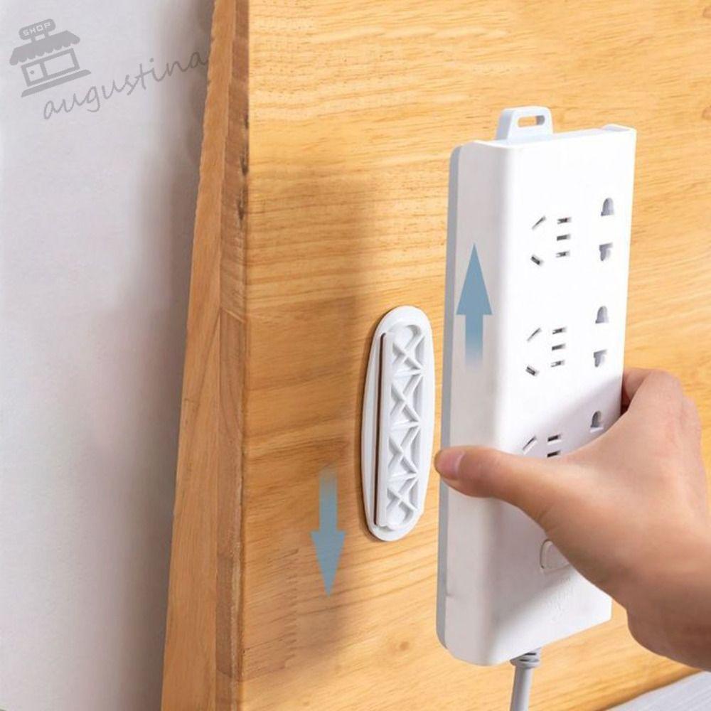 Giá Đỡ Cố Định Ổ Cắm AUGUSTINA Tự Dính Không Cần Đục Lỗ