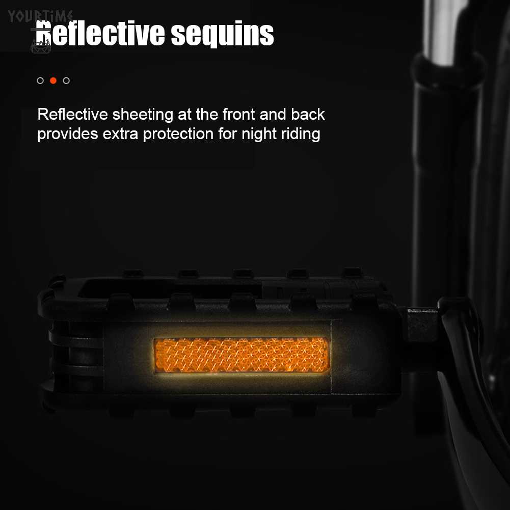 Bàn Đạp Xe Đạp Leo Núi Gấp Gọn Chống Trượt Kèm Phản Quang Chuyên Dùng