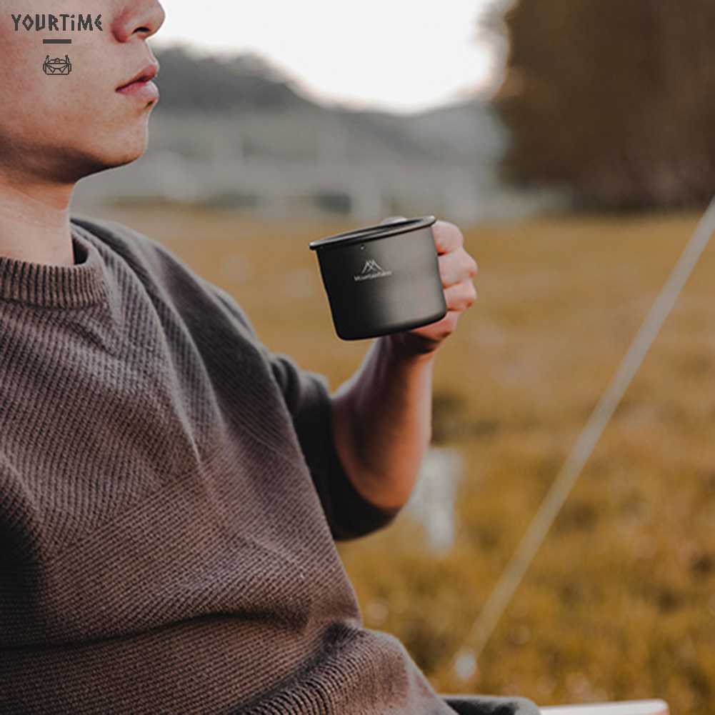 Cốc Uống Nước Có Tay Cầm Có Thể Gập Lại Tiện Dụng Mang Theo Du Lịch Dã Ngoại