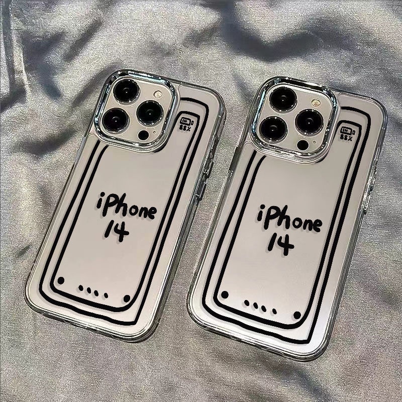 ✅Ốp Điện Thoại Mềm Chống Sốc Họa Tiết Cá Heo Hoạt Hình Cho Iphone 1 14pro 1113 7Plus 6ZZ5 1113