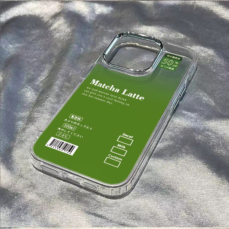 ✅Ốp Điện Thoại Mềm Chống Sốc Màu Matcha 8 ins Đơn Giản Cho Apple Iphone 12 13 7 Max 1114 Pro Plus Olympu 6