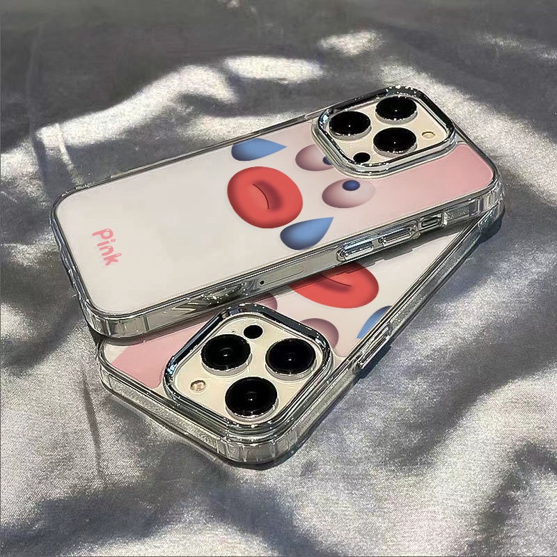 ✅Ốp Điện Thoại Túi Khí Mềm Chống Sốc Màu Trắng Hồng Cho Iphone 8 14pro 11 137 12 0Bt