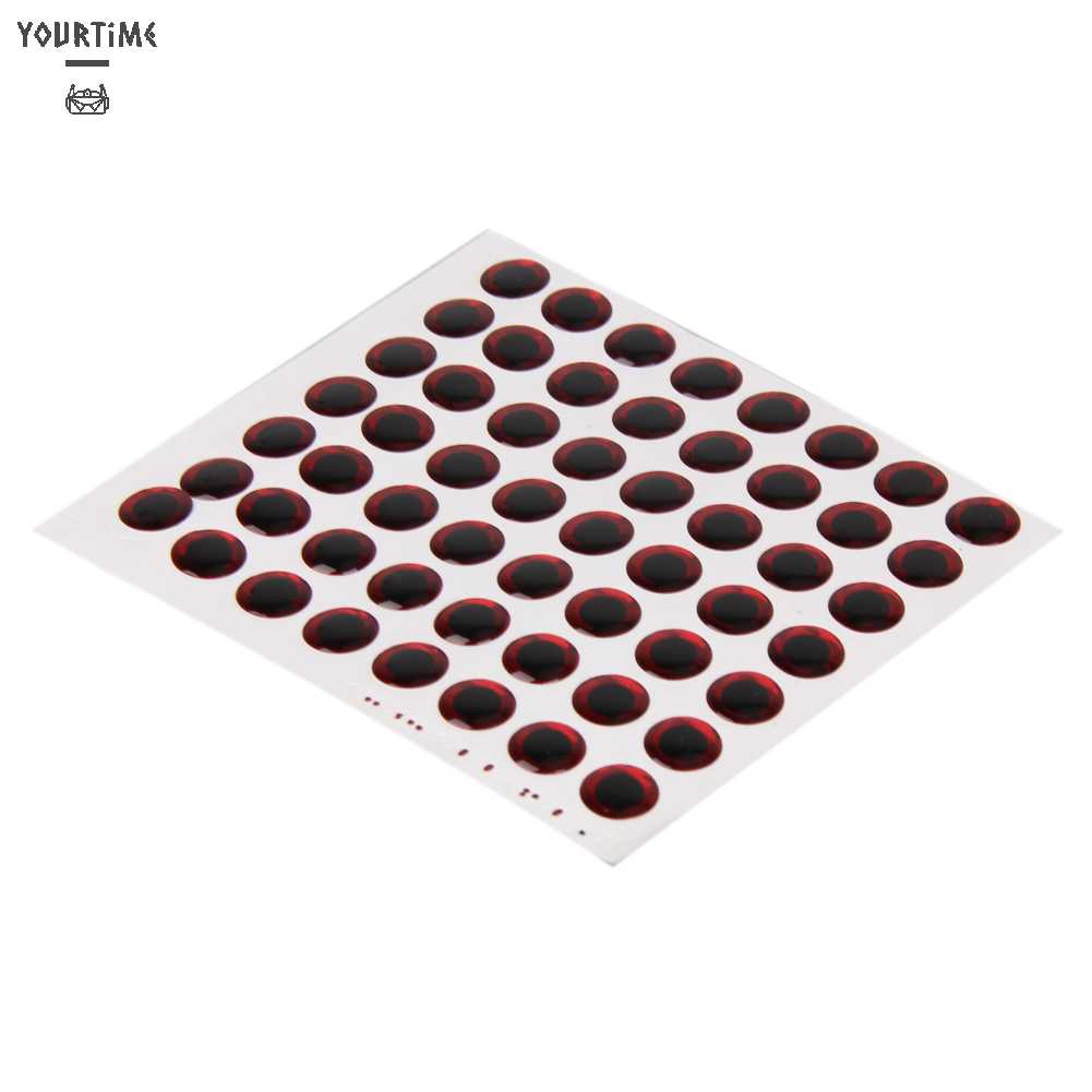 Set 100 Mắt Cá 3D 3-20mm Bằng Nhựa Dùng Để Trang Trí