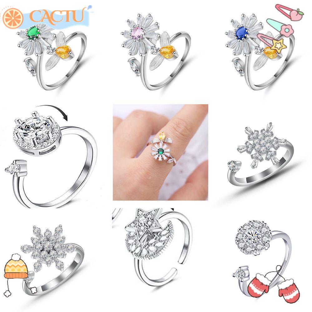 Nhẫn Xoay Tùy Chỉnh Kích Thước Dành Cho Nữ