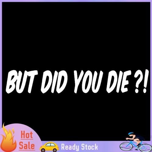 Miếng Dán Trang Trí Xe Hơi In Chữ Vui Nhộn Bằng Vinyl