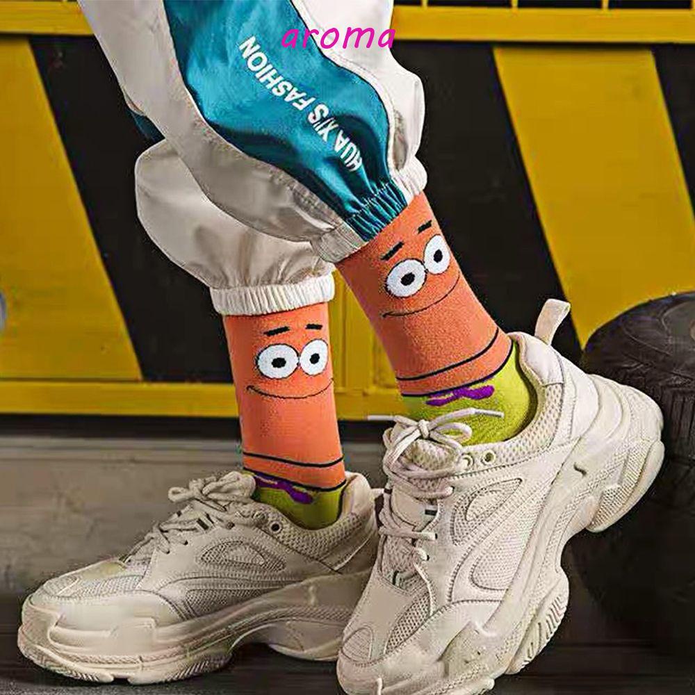 Vớ Nữ In Họa Tiết Hoạt Hình Patrick Star Phong Cách Harajuku Dễ Thương