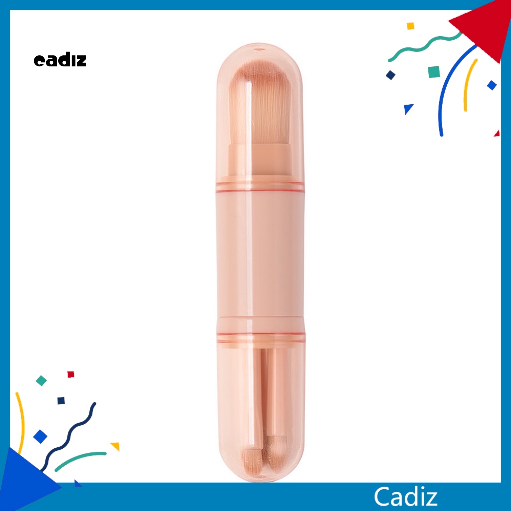 Bộ 4 Cọ Trang Điểm Bốn Trong Một Mini Đa Năng Có Thể Thu Gọn Cho Nữ