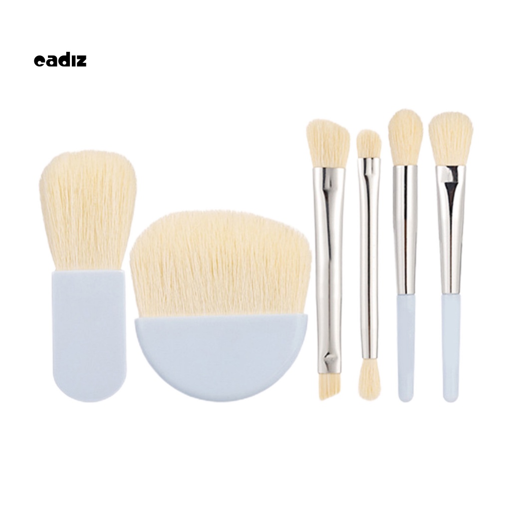 Set 6 Cọ Trang Điểm Lông Mềm Có Thể Tái Sử Dụng Kèm Hộp Đựng