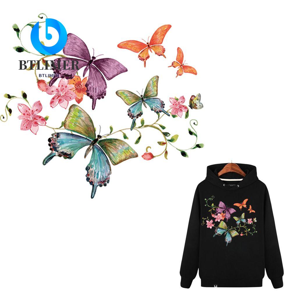 Miếng Dán Ủi Quần Áo In Họa Tiết Hoa 23 * 20.5cm