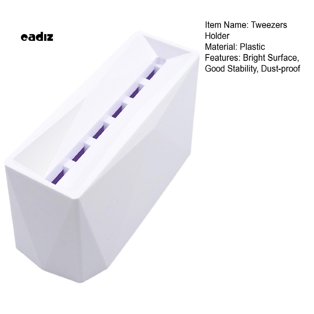 Giá Đỡ Nhíp Bằng Nhựa 6 Lỗ Tiện Dụng Cho Trưng Bày Đồ Trang Điểm