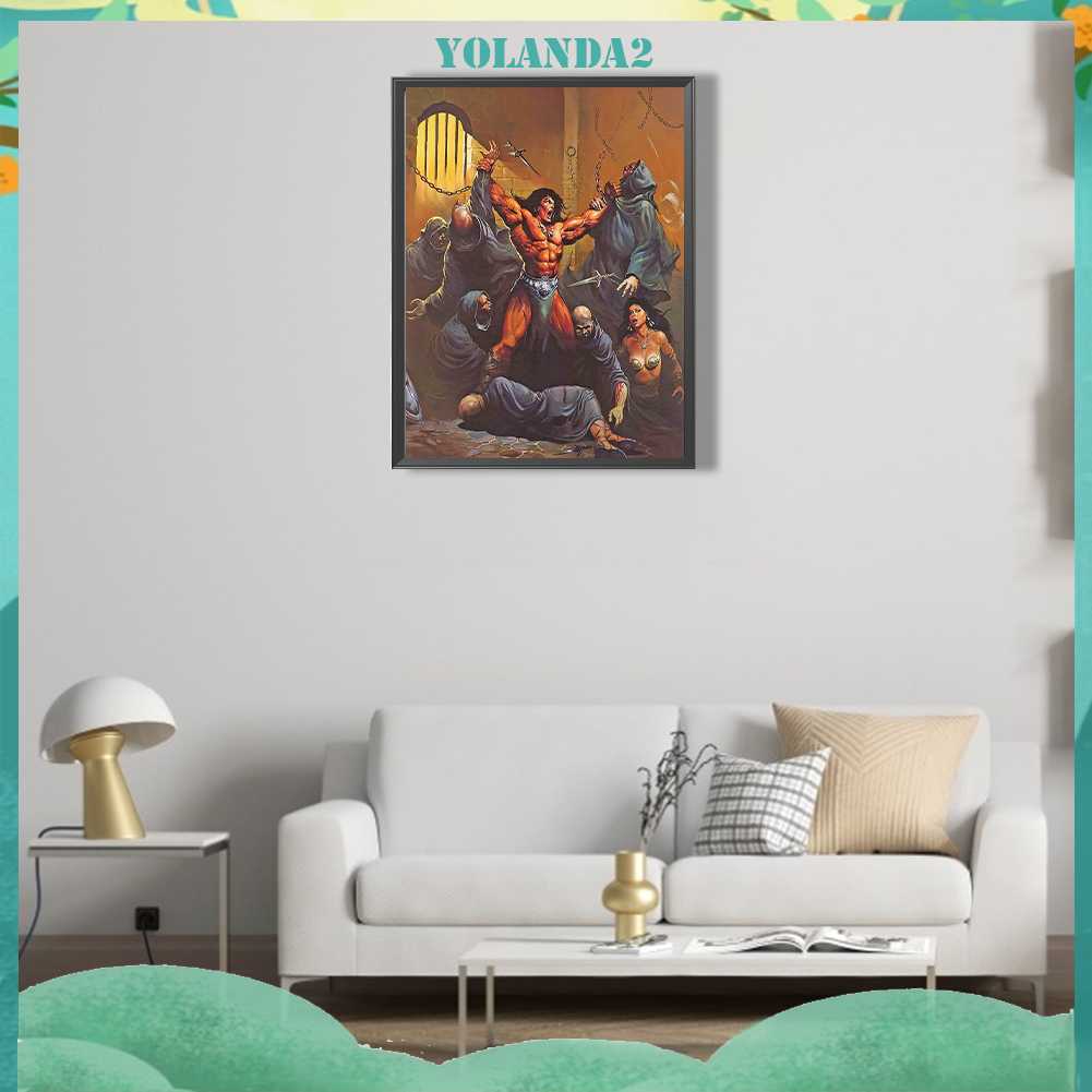 Bộ Tranh Đính Đá 5D Toàn Diện Họa Tiết Rebellion Độc Đáo DIY Dùng Trang Trí Nhà Cửa