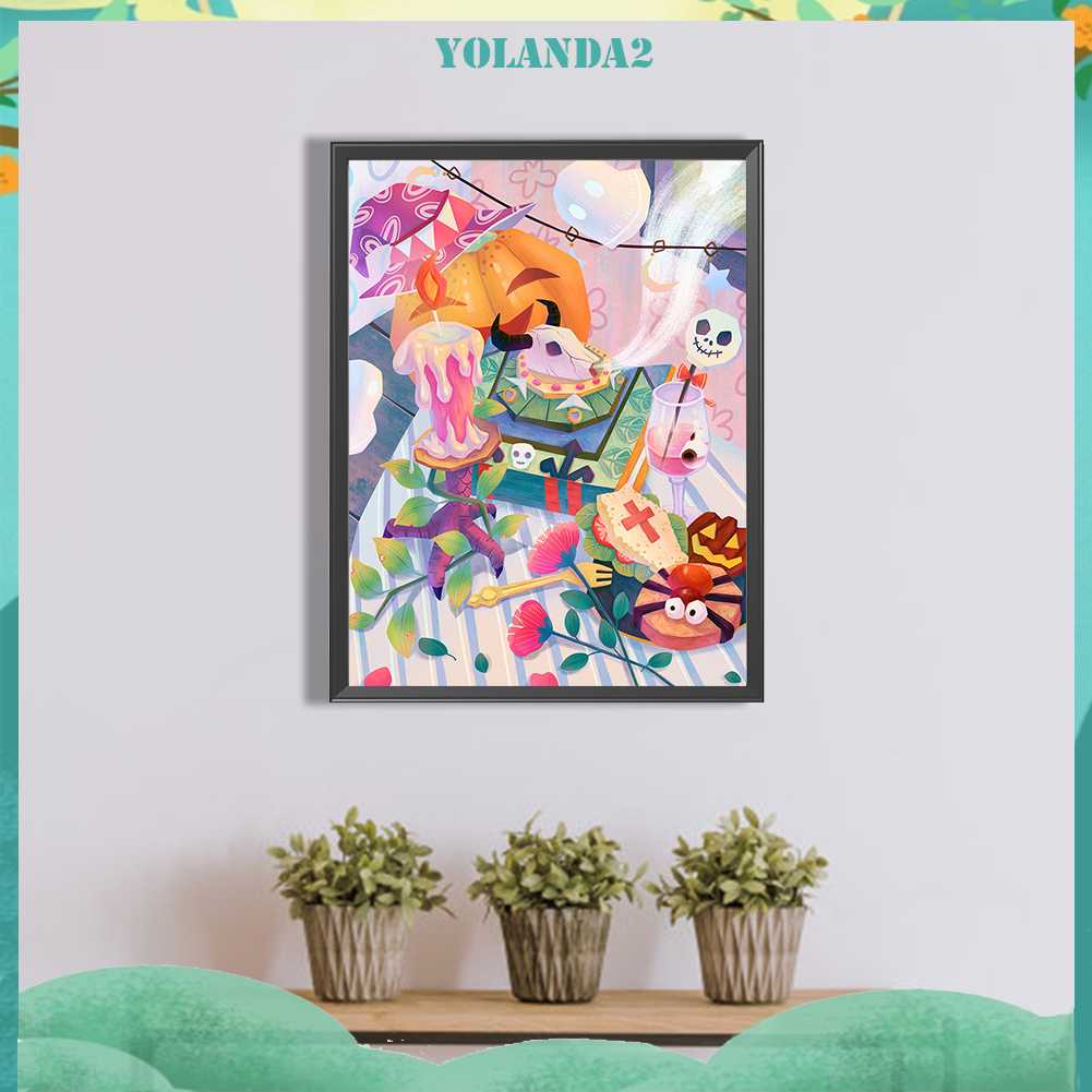 Tranh Đính Đá Kim Cương Toàn Bộ 5D DIY Hình Vẽ Trừu Tượng Trang Trí Nhà Cửa