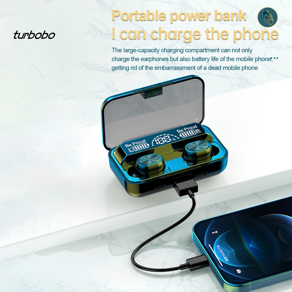 Tai Nghe Thể Thao Nhét Tai Không Dây Kết Nối Bluetooth 5.1 Cổng Micro USB / Type-C Giảm Tiếng Ồn Tiện Dụng