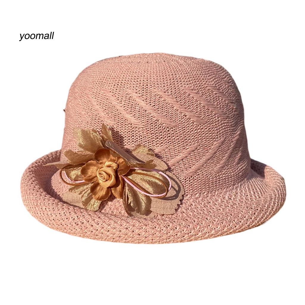 Mũ Tai Bèo Vành Ngắn Màu Trơn Thoáng Khí Chống Tia UV Thời Trang Mùa Hè Cho Nữ