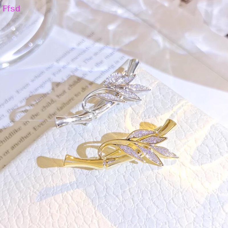 Ghim Cài Áo Hình Cây Tre May Mắn Phong Cách Retro Thanh Lịch Dành Cho Nữ