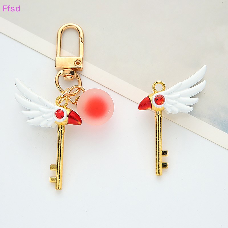 {Ffsd} Bán Chạy Móc Khóa Hình Hoa Anh Đào Ma Thuật Dễ Thương Đa Dạng Cho Nữ Sinh / Túi Xách