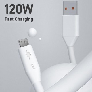 Cáp SạC Nhanh 120W 6A 1M MàU Cam Cho Android Micro USB Type C IOS
