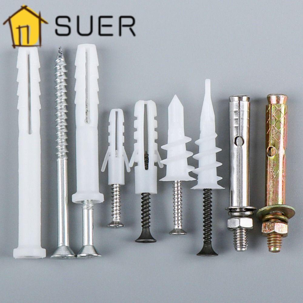 Bộ 10 Đinh Vít Nối Dài Gắn Tường Bằng Nhựa Nylon Bền Cho Bảng Nhựa Gypsum