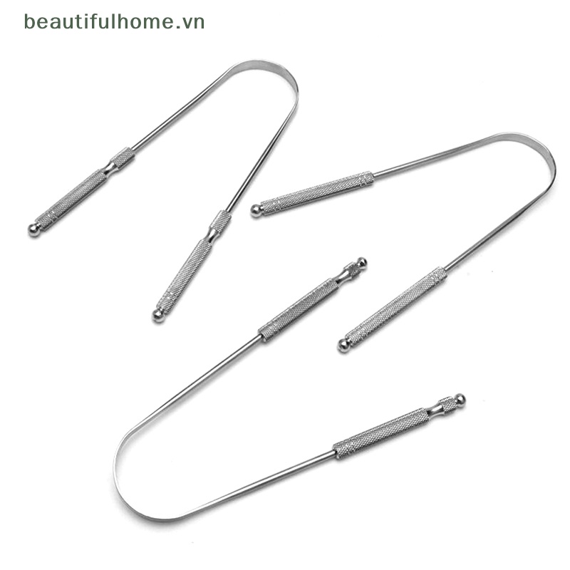 1 Dụng Cụ Nạo Làm Sạch Lưỡi Bằng Thép Không Gỉ