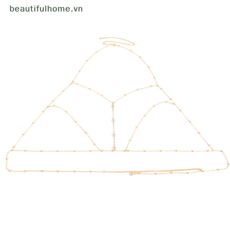 [beautifulhome] Dây Mắt Xích Đeo Cơ Thể Trang Sức Quyến Rũ Thời Trang Đi Biển Cho Nữ [beauty]