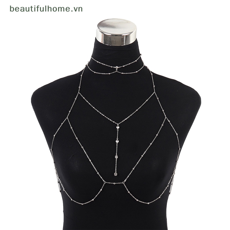 [beautifulhome] Dây Mắt Xích Đeo Cơ Thể Trang Sức Quyến Rũ Thời Trang Đi Biển Cho Nữ [beauty]