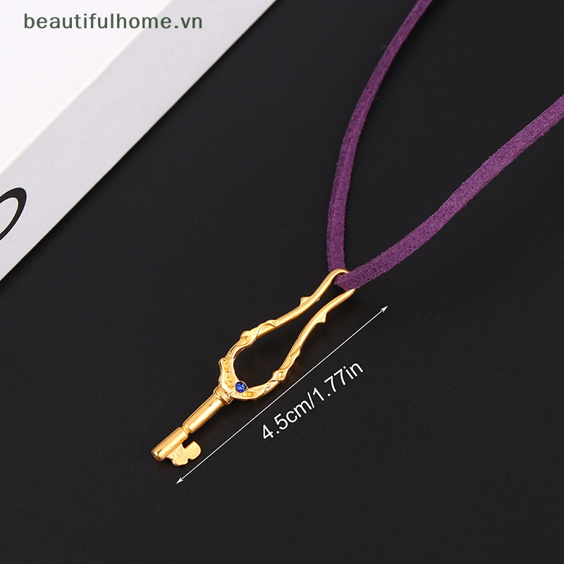 1 Mặt Vòng cổ Hình Chìa Khóa Hoạt Hình Cho Nam Nữ