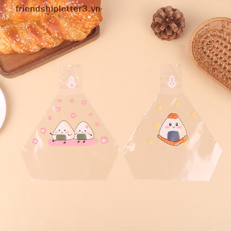 / / Mới / / 50 Túi Đựng Cơm Nắm Hình Tam Giác Họa Tiết Hoạt Hình Đáng Yêu