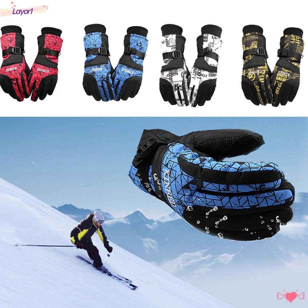 Găng Tay Lái Xe Đạp Trượt Tuyết Chống Gió Thời Trang LAYOR1
