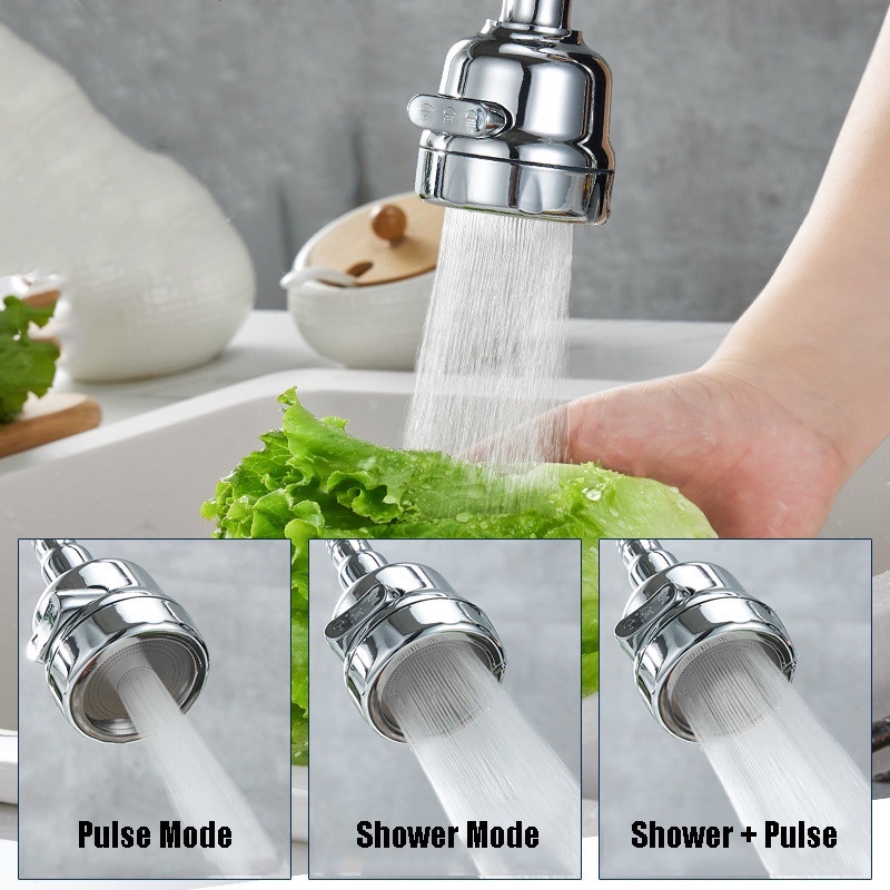 Đầu Vòi Hoa Sen 3 Chế Độ Có Thể Điều Chỉnh Tiện Dụng