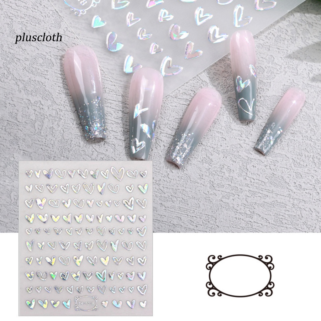 Miếng Dán Trang Trí Móng Tay Chống Rơi Không Phai Màu Tự Dính Dễ Thương