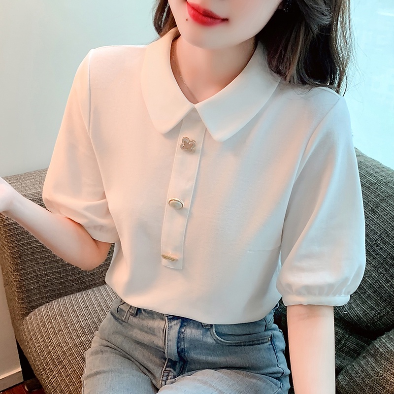 Áo Voan Cổ Búp Bê Thời Trang Mùa Hè Hàng Mới 2023 Uhh4