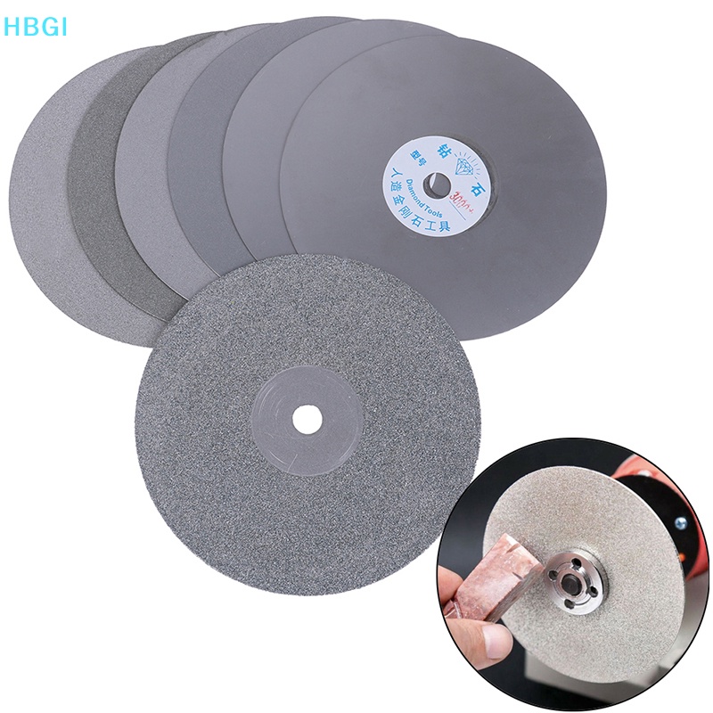 Hbgi> 6 "150 mét kim cương tráng phẳng Lap đĩa đồ trang sức đánh bóng Mài bánh xe 80 ~ 3000 # hot