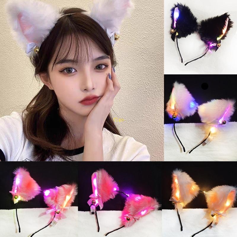 Flgo Băng Đô Tai Mèo Hóa Trang Dự Tiệc