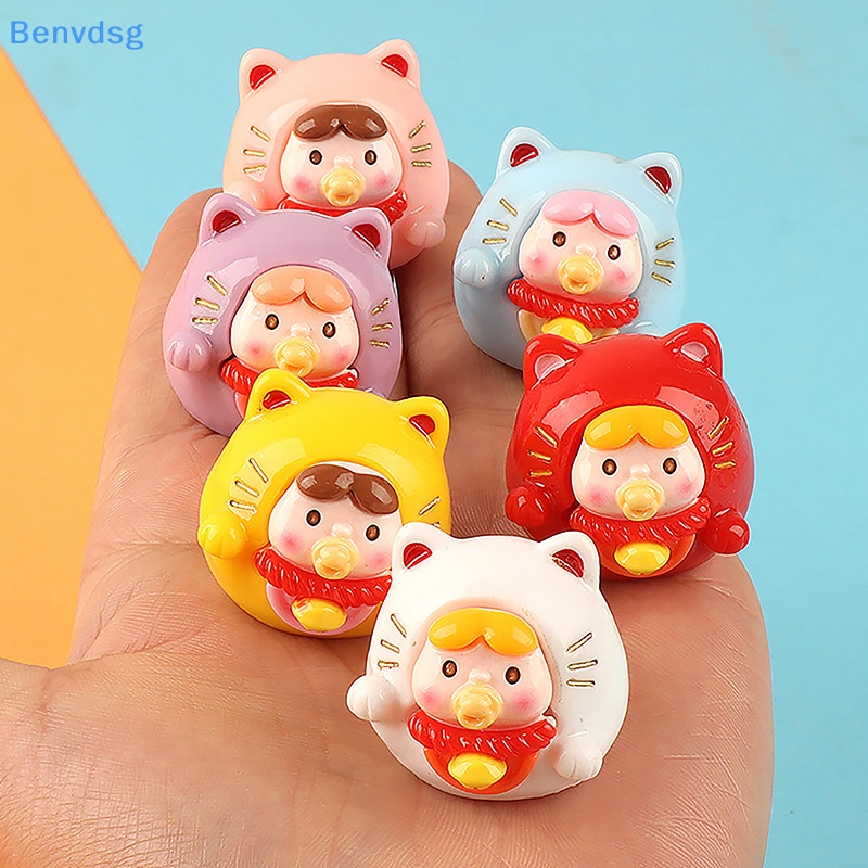 1 Mô Hình Mèo May Mắn Bằng Nhựa Resin Dễ Thương