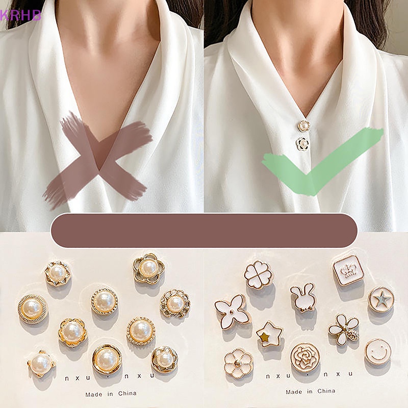 Ghim Cài Cổ Áo Cỡ Nhỏ Chống Ánh Sáng Tiện Dụng Mới