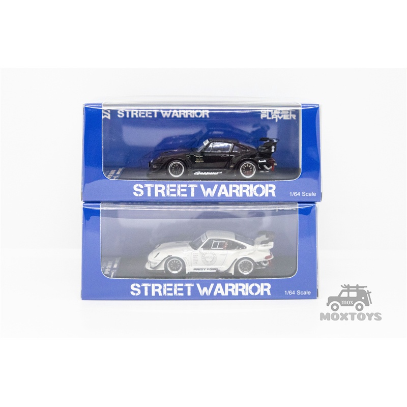 Mô Hình Xe Ô Tô RWB 993 Màu Đen / Trắng Tỉ Lệ 1: 64 Cao Cấp