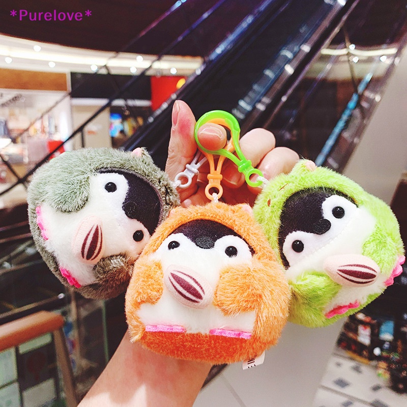 Móc Khóa Hình Chim Cánh Cụt Nhồi Bông Đáng Yêu Mới