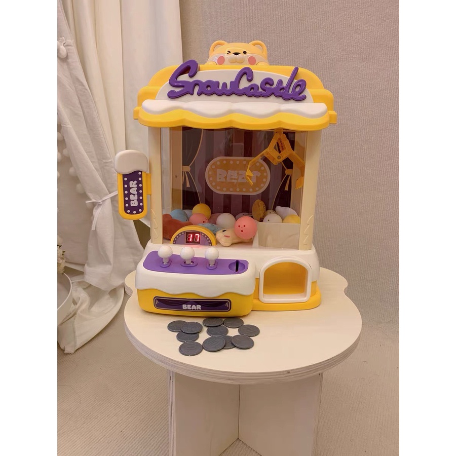 [Có sẵn] Đồ chơi gắp gấu mẫu, máy gắp thú bông mẫu Chó shiba snowCastle siêu dễ thương và nhiều phụ kiện kèm theo