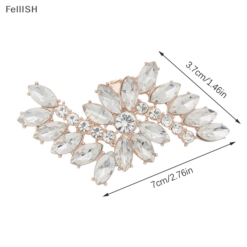 1 Kẹp Đính Đá Lấp Lánh Trang Trí Giày Cao Gót Cho Cô Dâu 439br