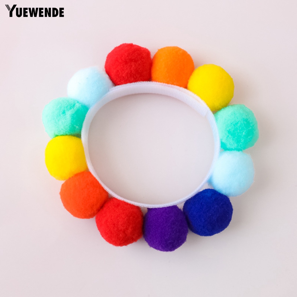 Vòng Cổ Thoáng Khí Gắn Quả Bông Nhỏ Dễ Thương Cho Thú Cưng