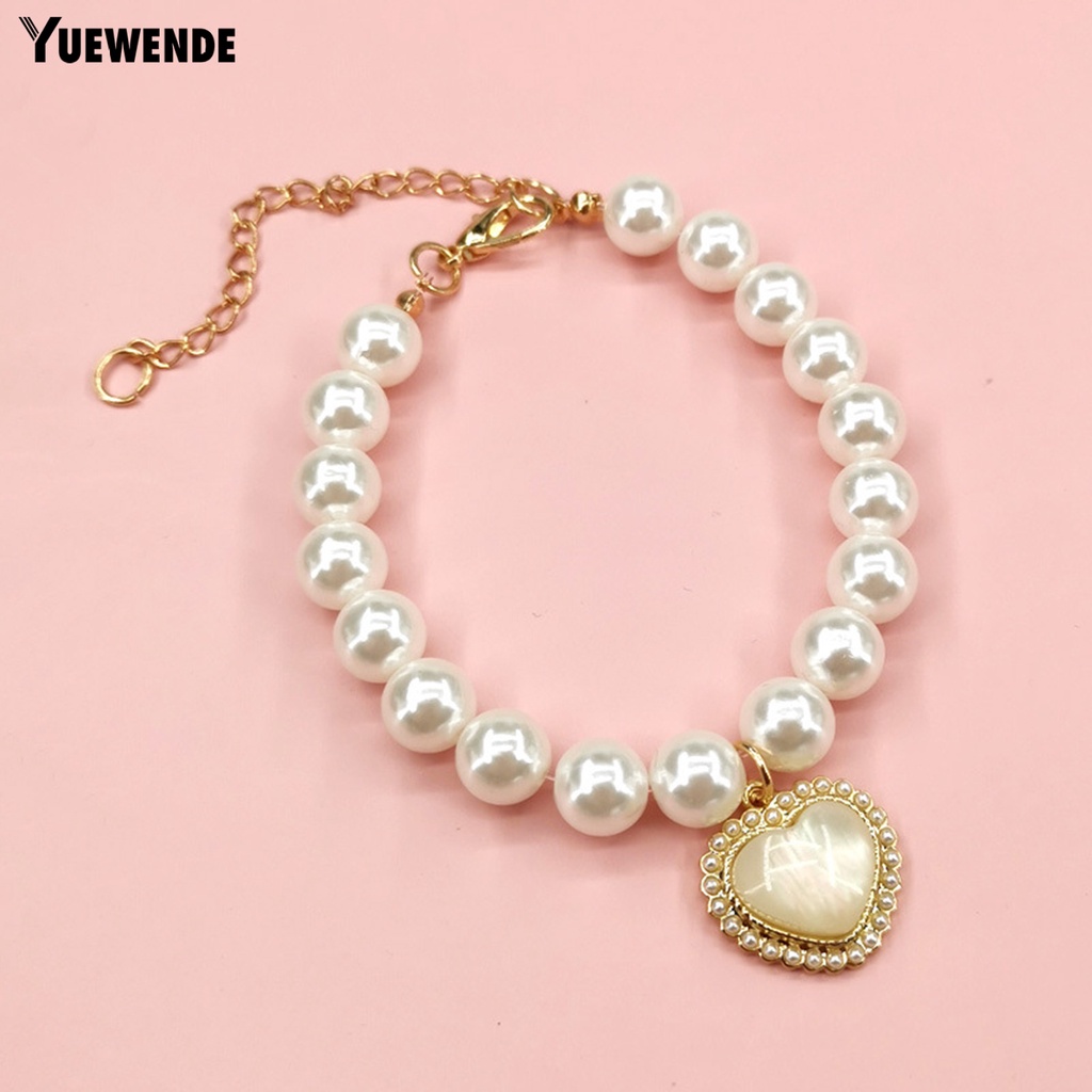 Vòng Cổ YQ.E Bề Mặt Mịn Màng Chống Phai Màu Có Thể Điều Chỉnh Trang Trí Cho Thú Cưng