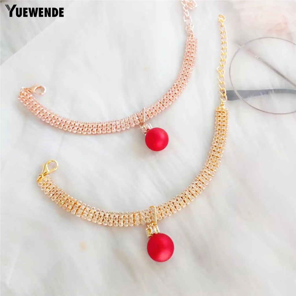Vòng Cổ Thoáng Khí Đính Đá Lấp Lánh Dành Cho Thú Cưng YQ.E